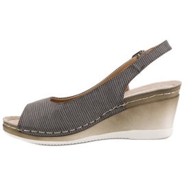 Sandalias VINCEZA grises 5