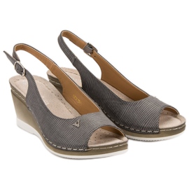 Sandalias VINCEZA grises 1