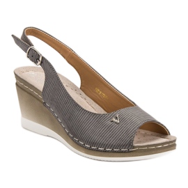 Sandalias VINCEZA grises 4