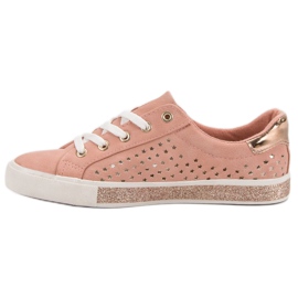 Kylie Zapatillas rosas con estrellas rosado 5