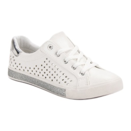 Kylie Zapatillas Blancas Con Estrellas blanco 1