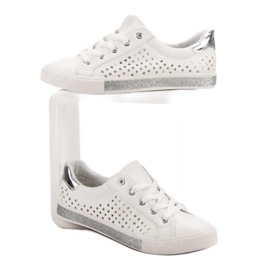 Kylie Zapatillas Blancas Con Estrellas blanco 7