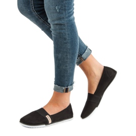 Slipons ligeros de VINCEZA negro 2 Slipons ligeros de VINCEZA negro 2