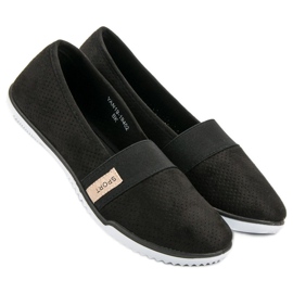 Slipons ligeros de VINCEZA negro 3