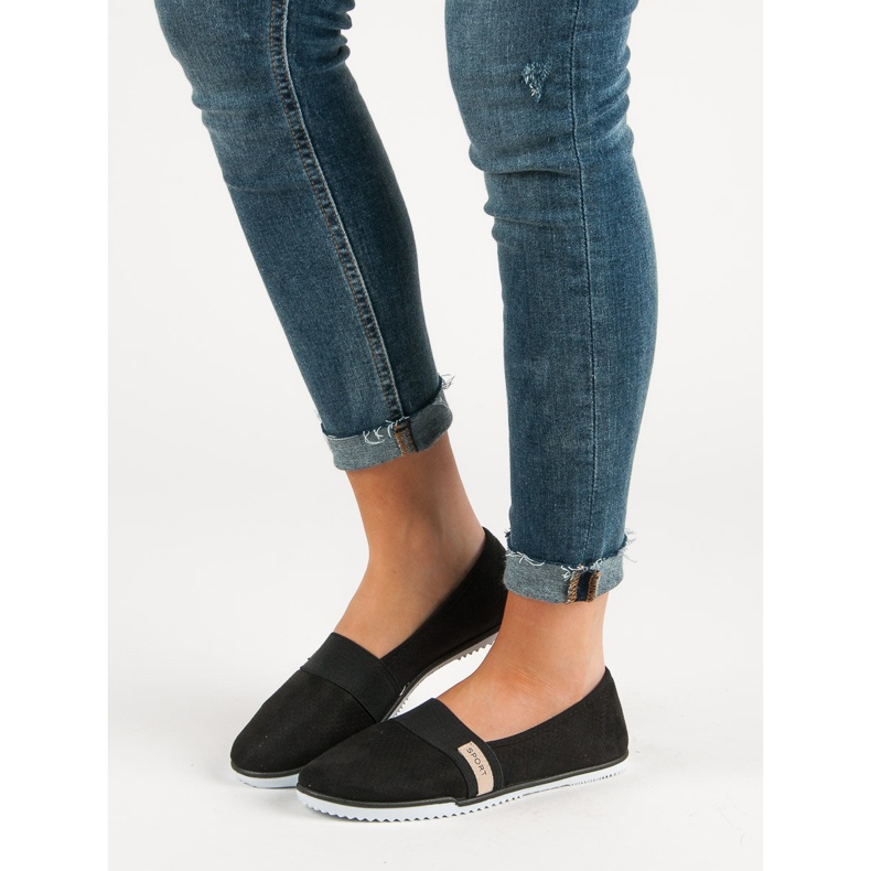 Slipons ligeros de VINCEZA negro 1