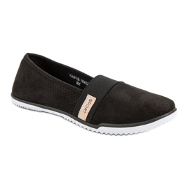 Slipons ligeros de VINCEZA negro 4