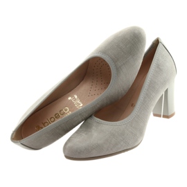 Arka Bombas Ark Women Cuero Flexible Flexible 5137 Gris 5