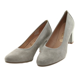 Arka Bombas Ark Women Cuero Flexible Flexible 5137 Gris 3