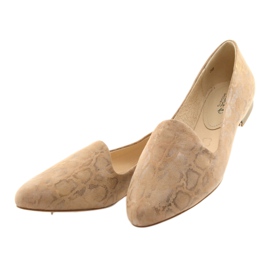 Bailarinas Lordsy para mujer piel Caprice 24203 beige 3