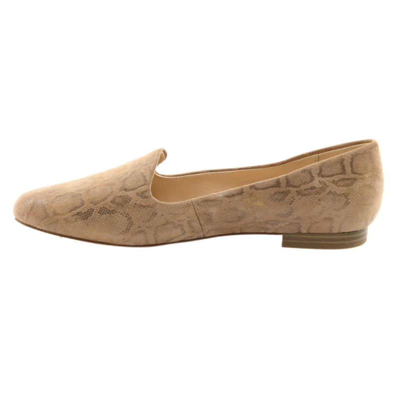 Bailarinas Lordsy para mujer piel Caprice 24203 beige 2