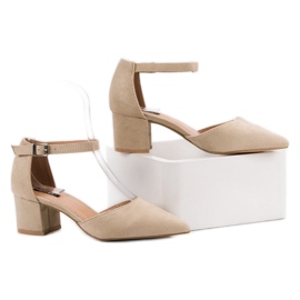 Zapatos de tacón beige en Spitz VICES 2