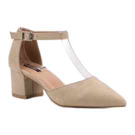 Zapatos de tacón beige en Spitz VICES 5