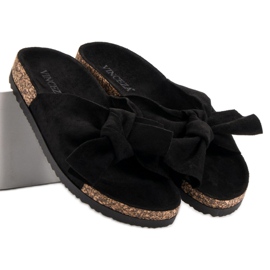 Zapatillas VINCEZA Con Lazo negro 1