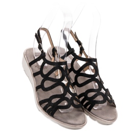 Kylie Sandalias negras de moda negro 1 Kylie Sandalias negras de moda negro 1