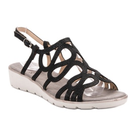Kylie Sandalias negras de moda negro 4