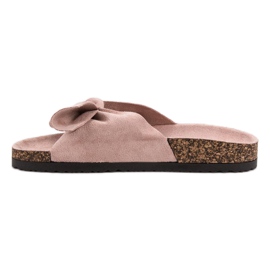 Zapatillas VINCEZA Con Lazo rosado 2