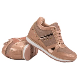 Cm Paris Zapatillas rosas con pedrería 1