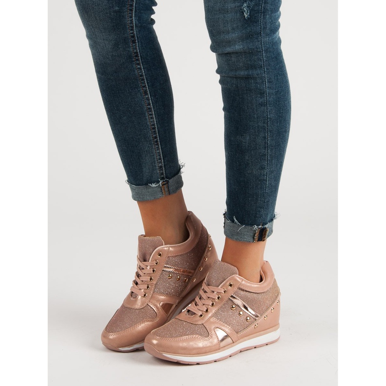 Cm Paris Zapatillas rosas con pedrería 2