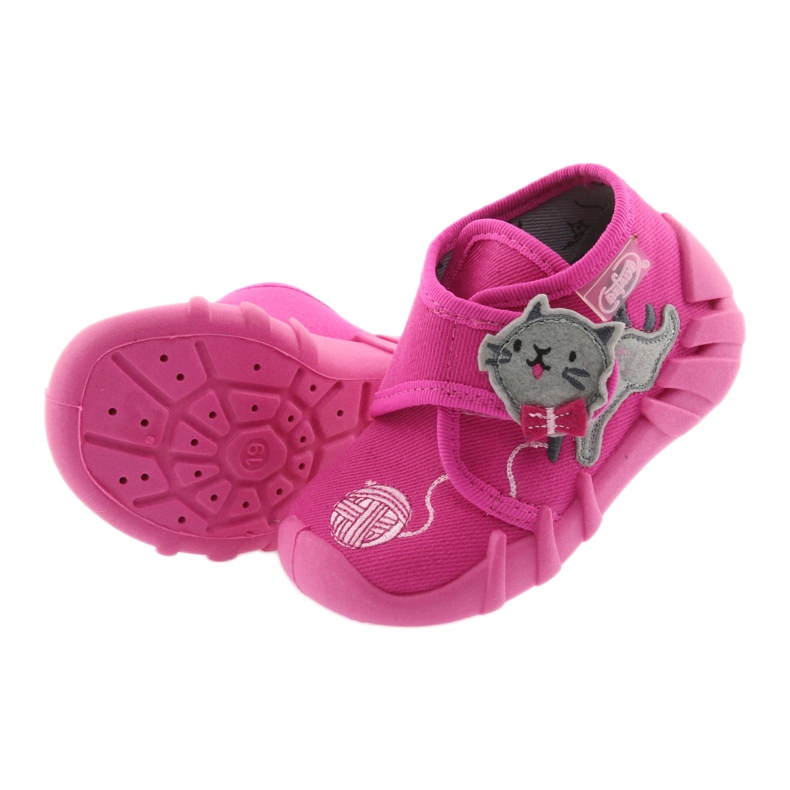 Calzado infantil befado 523P013 rosa gris 5