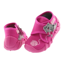Calzado infantil befado 523P013 rosa gris 4