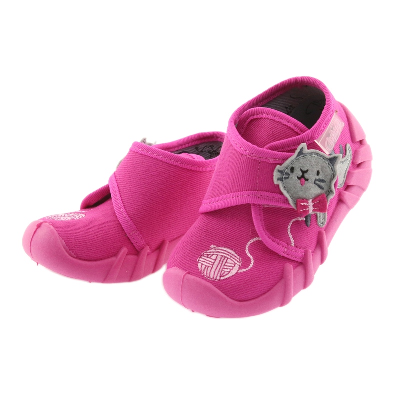 Calzado infantil befado 523P013 rosa gris 3
