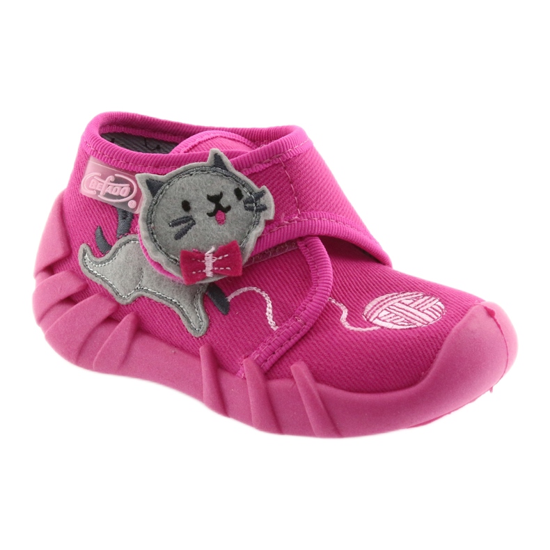 Calzado infantil befado 523P013 rosa gris 1