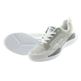 Deportivas de mujer blancas DK SA349 plantilla blanco-gris con viscoelástica 5 Deportivas de mujer blancas DK SA349 plantilla blanco-gris con viscoelástica 5