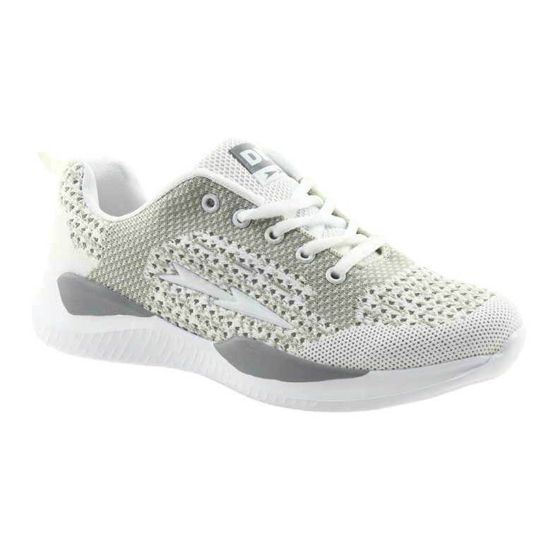 Deportivas de mujer blancas DK SA349 plantilla blanco-gris con viscoelástica 1 Deportivas de mujer blancas DK SA349 plantilla blanco-gris con viscoelástica 1