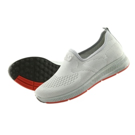 Zapatillas Deportivas Grises Slip Grey DK SA089 rojo 5