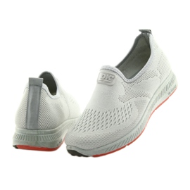 Zapatillas Deportivas Grises Slip Grey DK SA089 rojo 4
