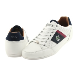 Zapatillas sport hombre mckey 901 blanco rojo azul marino 4