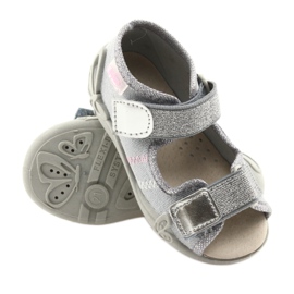 Calzado infantil befado 342P002 plateado gris 3