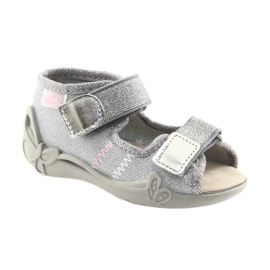 Calzado infantil befado 342P002 plateado gris 1