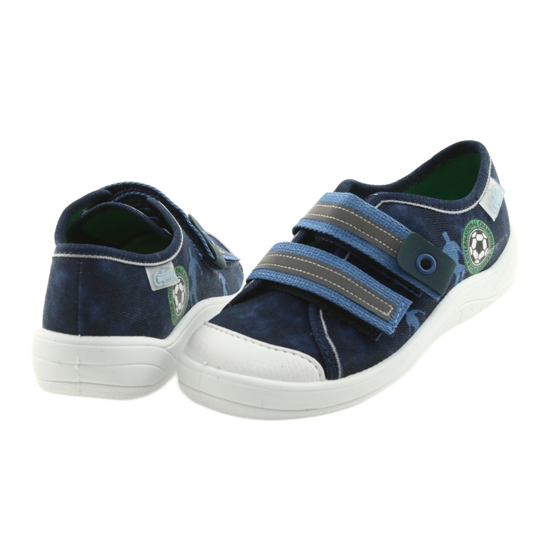 Zapatillas de niños befado 672X063 bola azul azul marino 4