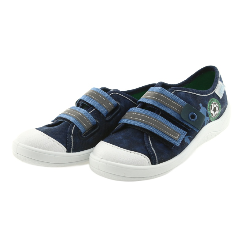 Zapatillas de niños befado 672X063 bola azul azul marino 3