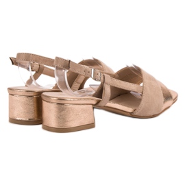 Sandalias VINCEZA en polvo rosado 6