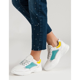 Calzado deportivo cómodo blanco multicolor 2