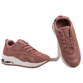 Zapatillas rosas de moda rosado 6