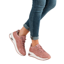 Zapatillas rosas de moda rosado 2
