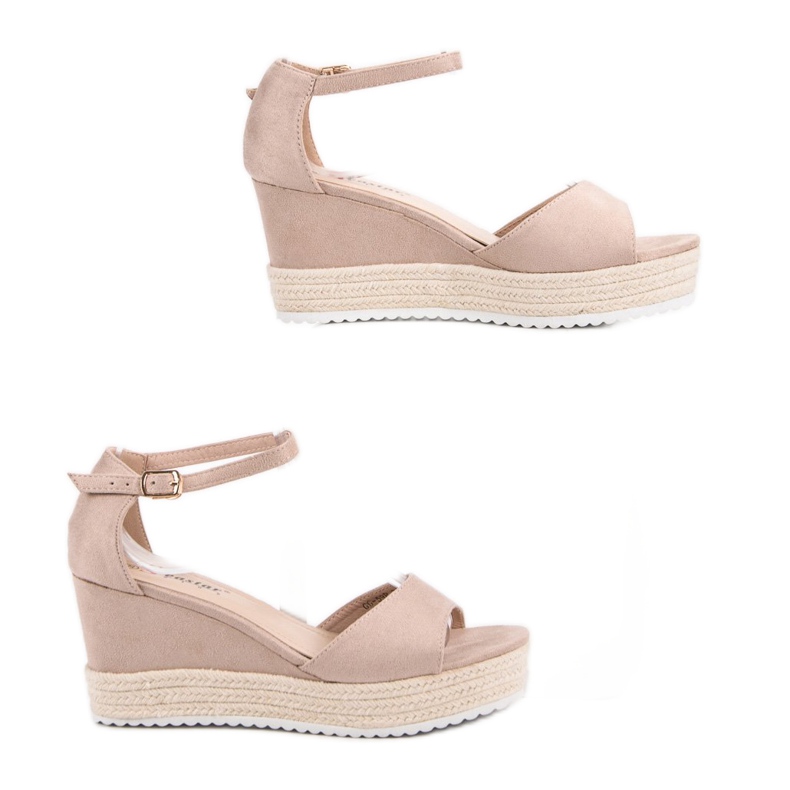 Seastar Sandalias con cuña en beige 1