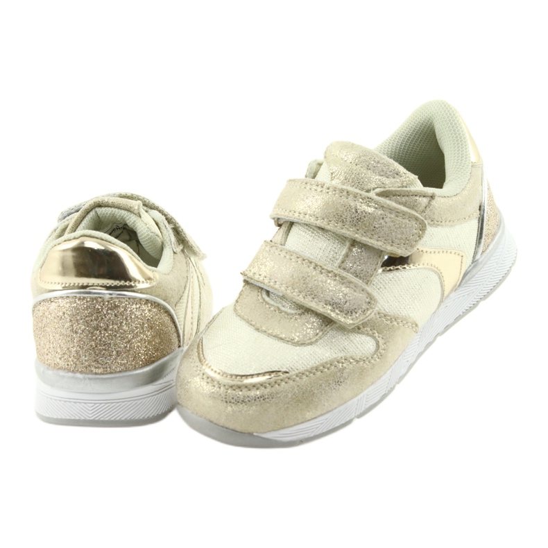 American Club American Sports Children's Shoes ES25 Zloty/Beige dorado 4