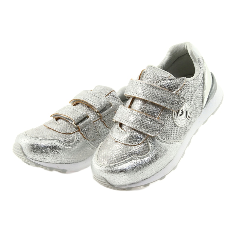 Zapatillas deportivas plateadas American Club ES26 gris 6