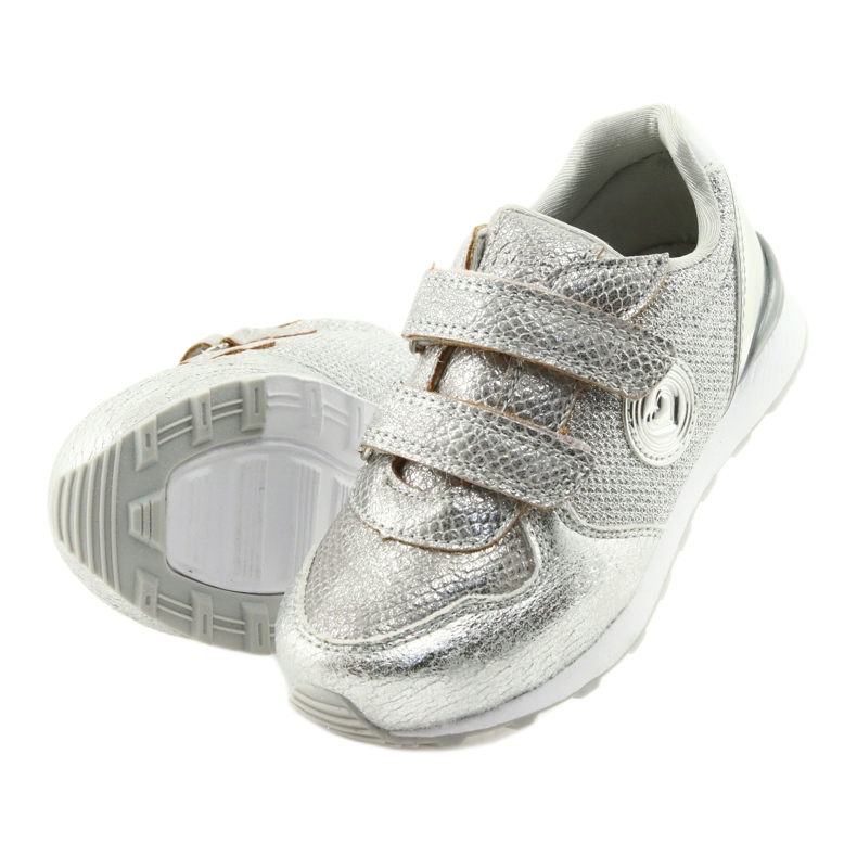 Zapatillas deportivas plateadas American Club ES26 gris 11