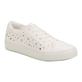 J. Star Zapatillas bajas con estrellas blanco 3