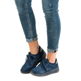 Ideal Shoes Calzado deportivo sin cordones azul 1