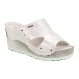 Sandalias de cuña VINCEZA gris 6