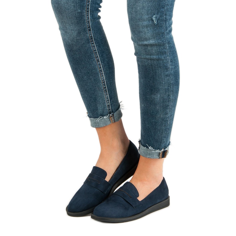 Best Shoes Mocasines casual azul marino 1