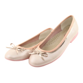 Bailarinas con lazo, perla rosa American Club GC14 / 19 rosado dorado 3