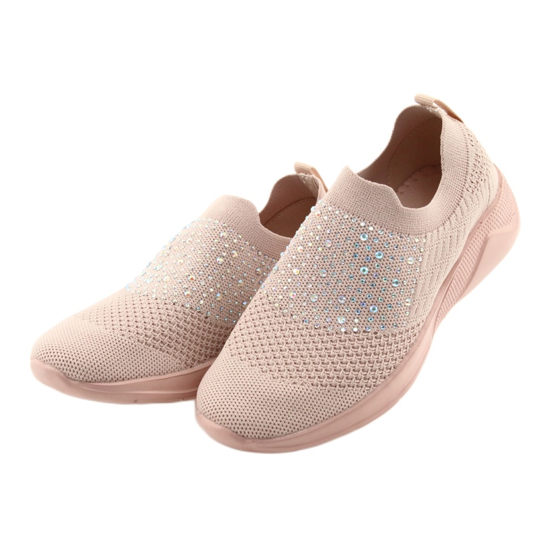 American Club América AD05 zapatos deportivos para mujeres rosa con circones rosado 3