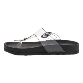 Seastar Chanclas transparentes negro 3